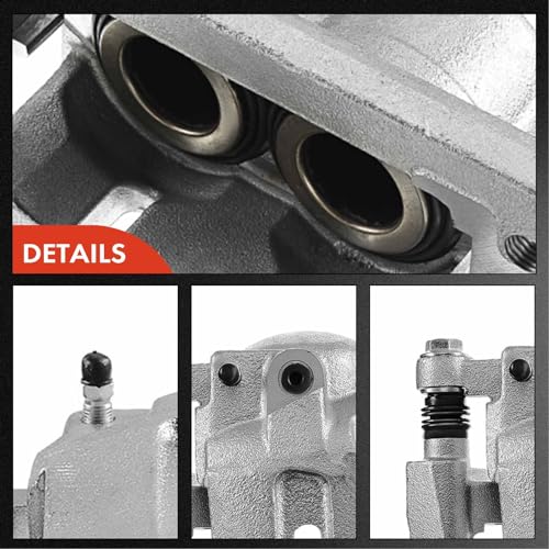 A-Premium Front Left Driver Disc Brake Caliper with Bracket - style: Front Driver Side
