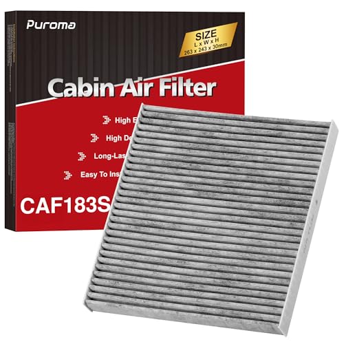Puroma Cabin Air Filter Activated Carbon for CF11183 CP183 6040C Dodge Jeep - style: CAF183S