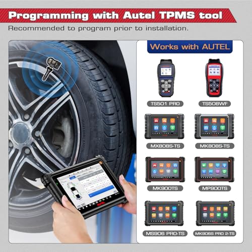 Autel TPMS MX Sensor 315/433MHz 2-in-1 Universal Tire Sensor 2PCS