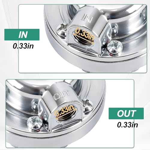 1-5 PSI Carb Fuel Pressure Regulator Kit Universal Adjustable for Carburetor Engine with 1/4 5/16 3/8 Fittings FPR