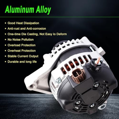 Alternator 100A Fit 11-16 Scion TC/Toyota 12-15 Camry 2.5L L4 - size: 2012-2015 Camry