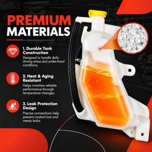 603-630 Coolant Reservoir for Dodge Durango Jeep Grand Cherokee - size: 603-630