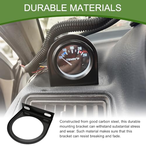 3PCS Single Gauge Mounting Panel, Gauge Pod Mount, 2.1 Inch Gauge Mounting Panel Bracket Pod with Single Hole, Vehicle Dashboard Gauge Pillar Mount Pod Holder for Auto Truck Boat (3PCS) - color: 3PCS