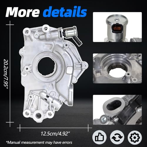Oil Pump with Solenoid Valve 12686433 Compatible with Chevy Silverado 1500