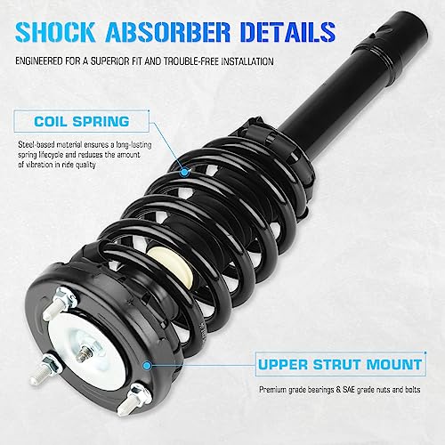 ILONPA Front Struts Shocks for 2006-2010 Hyundai Sonata/ 2006-2011 Azera