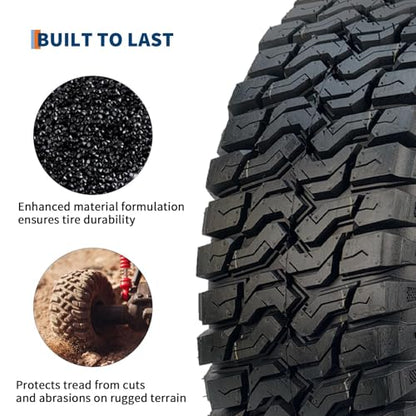 Garvee 2 Pack 24x8-12 ATV UTV Tires 4-Ply All-Terrain Tubeless Tires for Daily Work, Hunting & Recreational Riding on ATV, UTV, Quad and 4 Wheeler - size: 24X8-12, style: Pattern A