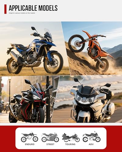 RIDEIRON Motorcycle Tail Bag, Expandable from 40L to 60L with Rain Cover