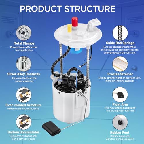E2541M Electric Fuel Pump Assembly Compatible with Ford F150 09-14