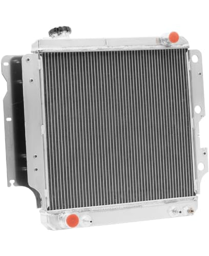 Replacement Radiator for 1987-2006 Jeep Wrangler YJ/TJ 2.4L 2.5L 4.0L 4.2L - size: 2-Row AA5052 Aluminum