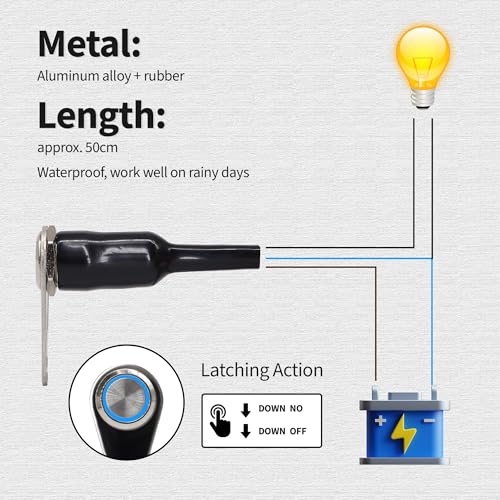 HiSport LED Motorcycle Switch DC 12V