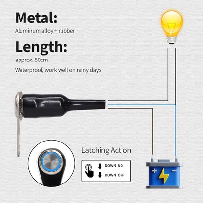 HiSport LED Motorcycle Switch DC 12V