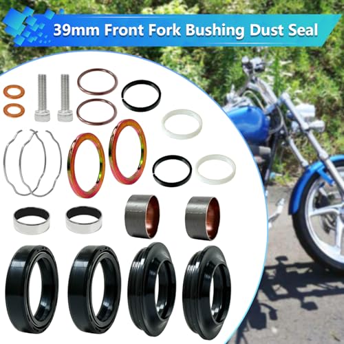 39mm Front Fork Bushing Dust Seal for Sportster 883 1200 FXD Dyna