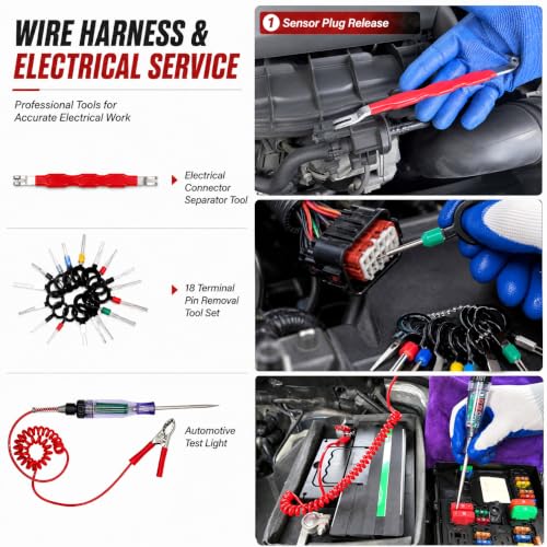 15PCS Automotive Electrical Disconnect Pliers Kit