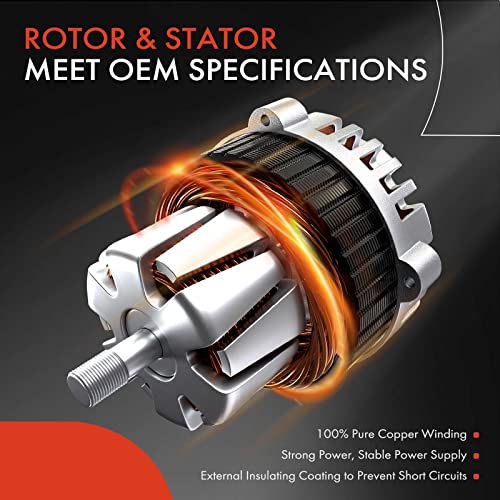 A-Premium Alternator, 12V 90A 4-Groove Pulley CW