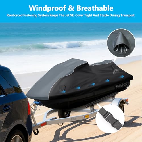 Jet Ski Cover for Sea-Doo GTX, GTX Limited, RXT, RXT-X 2010-2017 Waterproof - size: For Sea-doo 2010-2017 GTX、GTX LTD、RXT、RXT X(FIX)