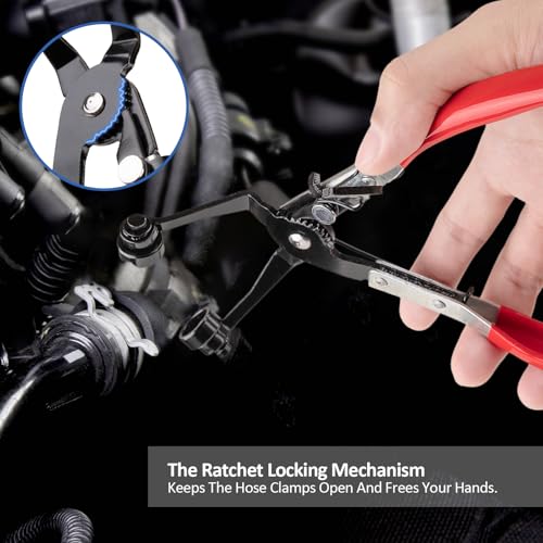 9PCS Hose Clamp Pliers Set, Hose Clamp Removal Tool for Automotive