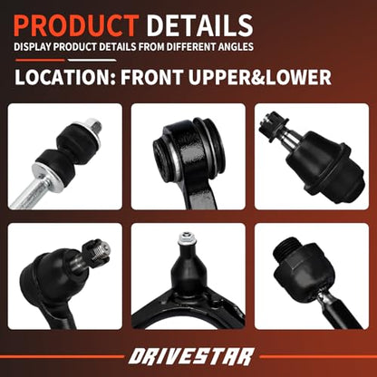 K80669 K80670 Front Upper Control Arm Kit - size: CAK1046