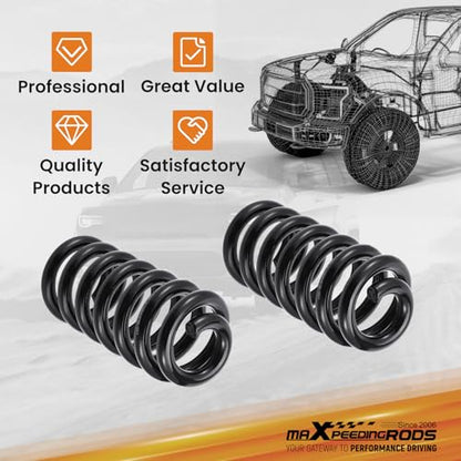 maXpeedingrods 2” Front Lowering Spring Kit for Chevy C10/GMC C15 1963-1987 - size: 2" Front Drop