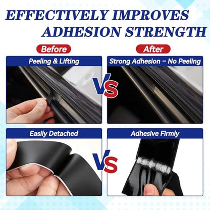 20 Pcs Adhesion Promoter for Plastic, Professional Adhesive Promoter, Metal, Plastic Adhesion Promoter Enhancing Bond Strength of Double Sided Mounting Tape & Molding Tape