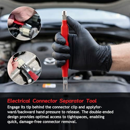 Electrical Disconnect Pliers,Hose Clamp Pliers,Electrical Connector Removal Tool,18Pcs Terminal Removal Tool Kit,Vantora 5Pcs Automotive Tools for Car Wiring and Fuel Line