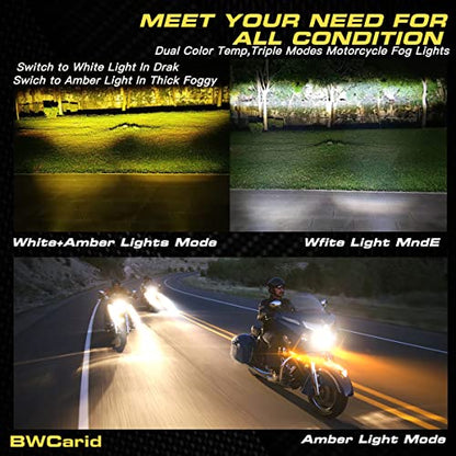 LED Pods Off Road Auxiliary Driving Fog Lights - size: Motorcycle LED Driving Lights (2-Pack)