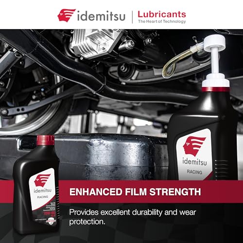Idemitsu Full Synthetic Racing 75W-90 Gear Oil – 1 Qt, Case of 12 - size: 1 Quart, Case of 12