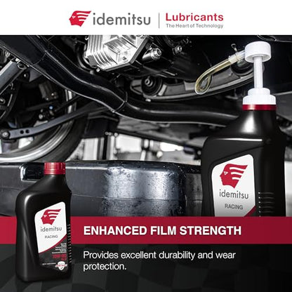 Idemitsu Full Synthetic Racing 75W-90 Gear Oil – 1 Qt, Case of 12 - size: 1 Quart, Case of 12