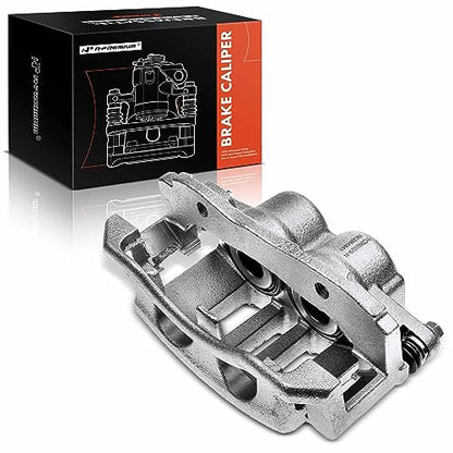 A-Premium Front Left Driver Disc Brake Caliper with Bracket - style: Front Driver Side