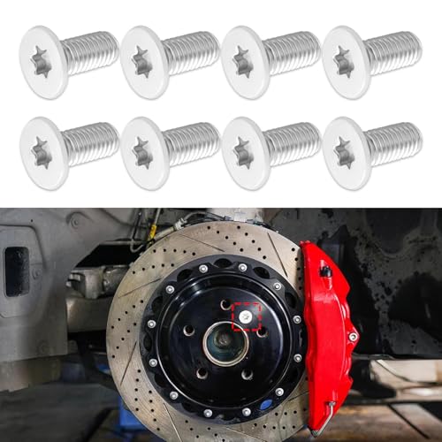 8PCS Brake Rotor Screw, Rotor Screws for Brake Discs - color: 8PCS
