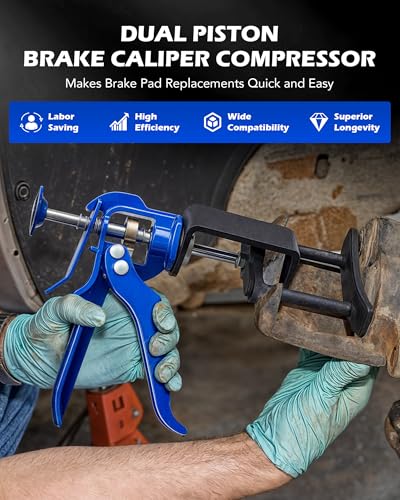 OMT Dual Piston Brake Caliper Compression Tool for Pad Replacement