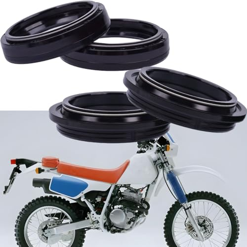 Riloer Fork OilSeal Wiper Kit, 1991-1996 Compatible with Honda XR250L, Motorcycle Front Forkand Oil Seal Kit Replacement 43X53X9.5/11mm