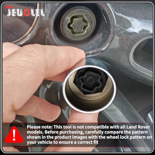 17PCS Wheel Locking Nut Key Kit Compatible with Land Rover
