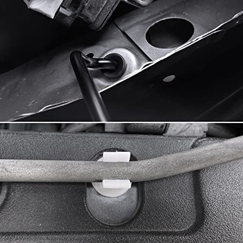 GOOACC 30PCS Hood Support Prop Rod Holder Clips 91503-SS0-003 - color: 30Pcs Hood Rod Clip