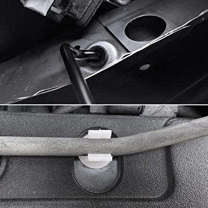 GOOACC 30PCS Hood Support Prop Rod Holder Clips 91503-SS0-003 - color: 30Pcs Hood Rod Clip