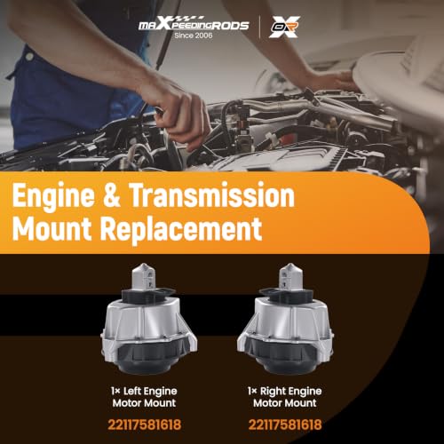 maXpeedingrods 2PCS Engine Motor Mount Kit for BMW 230i 330i 430i Z4 2.0L - size: for BMW 2.0L 2019–2023