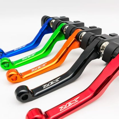 Dirt Bike Brake Clutch Levers Adjustable Replacement for Honda XR150L 2023-2024 Red Black (RED_Glossy) - color: RED_Glossy