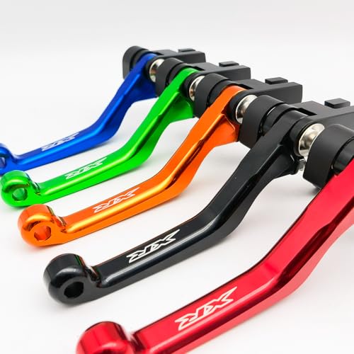 Dirt Bike Brake Clutch Levers Adjustable Replacement for Honda XR150L 2023-2024 Red Black (Blue_Glossy) - color: BLUE_Glossy