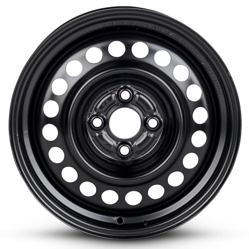 For 2010-2014 Honda Fit 15 Inch Painted Black Rim - OE Direct Replacement - Road Ready Car Wheel