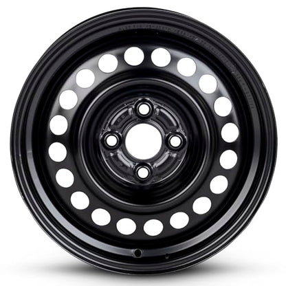 For 2010-2014 Honda Fit 15 Inch Painted Black Rim - OE Direct Replacement - Road Ready Car Wheel