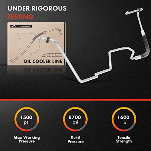 A-Premium Automatic Transmission Oil Cooler Line Hose Assembly