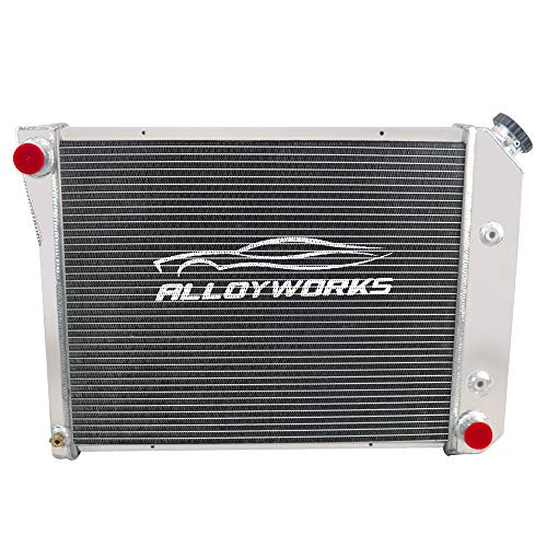 ALLOYWORKS 3 Row Core Aluminum Radiator For 1968-1974 Chevy Nova Multiple Chevrolet/Buick/Pontiac