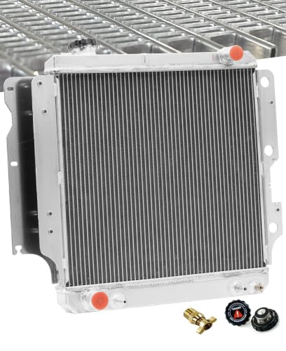 Replacement Radiator for 1987-2006 Jeep Wrangler YJ/TJ 2.4L 2.5L 4.0L 4.2L - size: 2-Row AA5052 Aluminum