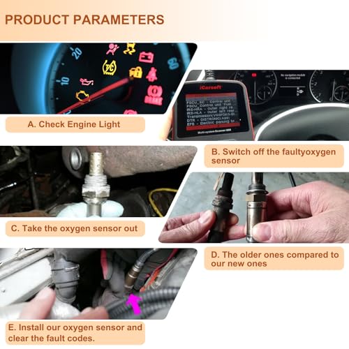 Oxygen O2 Sensor Upstream for 3.3L 3.5L 2004-2020 Toyota Camry, 2004-2010 Highlander, 2008-2012 RAV4, 2002-2020 Lexus ES300 ES350 NX300H RX350 RX400h RX450H - size: 250-54059