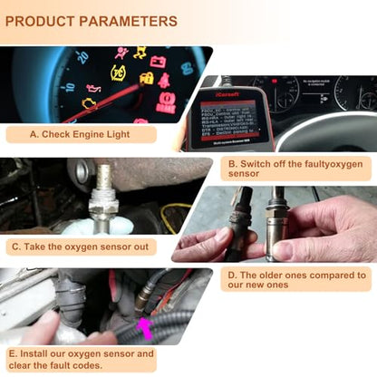 Oxygen O2 Sensor Upstream for 3.3L 3.5L 2004-2020 Toyota Camry, 2004-2010 Highlander, 2008-2012 RAV4, 2002-2020 Lexus ES300 ES350 NX300H RX350 RX400h RX450H - size: 250-54059
