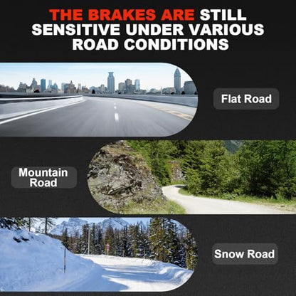cciyu Front Left Disc Brake Caliper Assembly With Bracket 18B5173 - size: Front Left[18B5173]
