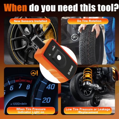 TPMS Relearn Tool for GM Vehicles, EL-50448 TPMS Reset Tool with Battery - size: With Battery