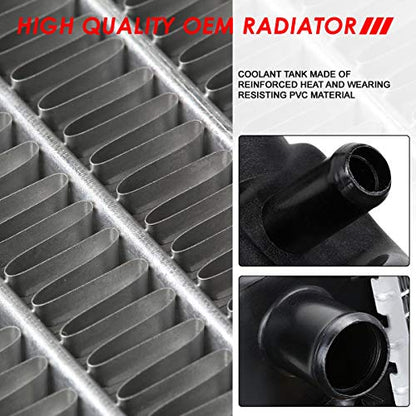 Auto Dynasty 1693 Radiator for 1992-2000 Chevy GMC C/K Suburban 3500HD - color: 92-00 C/K 5.0L 5.7L 7.4L