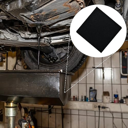 3 Pcs 22'' Oil Drain Splash Pad, No Splatter Pad Square Pad Fits Most Oil Drains Anti Splash Oil Change Mat for Car Changing Oil Transmission Drain Pan - size: 3 PCS 22 IN