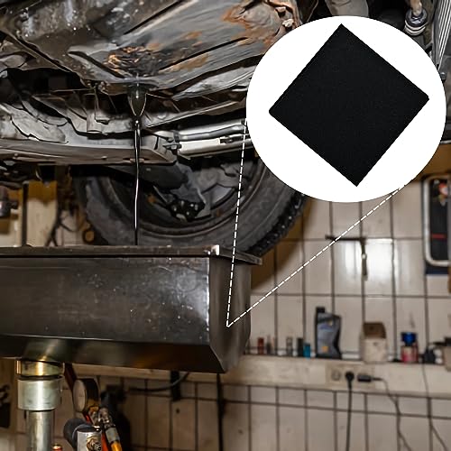 22'' Square No Splatter Pad, Oil Drain Splash Pad Fits Most Oil Drains Anti Splash Oil Change Mat for Car Changing Oil Transmission Drain Pan - size: 1 PCS 22 IN