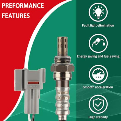 O2 Oxygen Sensor Heated Air Fuel Ratio Compatible with Suzuki APV 2005-2014 1.6L Swift 2005-2011 1.5L Ignis 2000-2003 1.3L Replace# 18213-61J00 - size: 18213-61J00